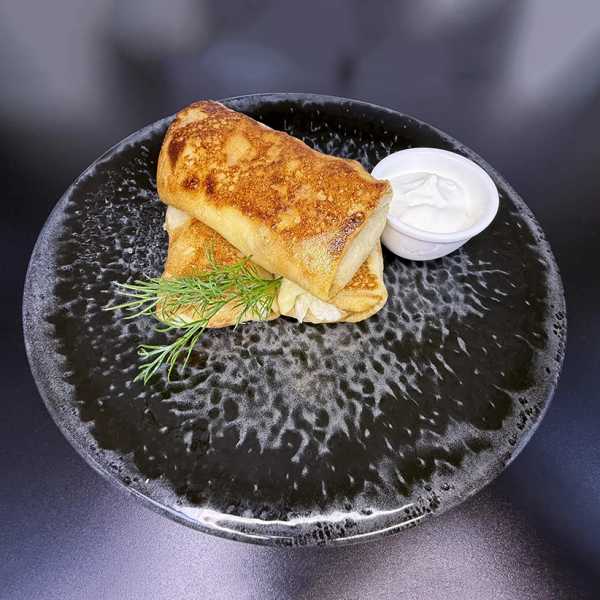 Блинчики с мясом и рисом