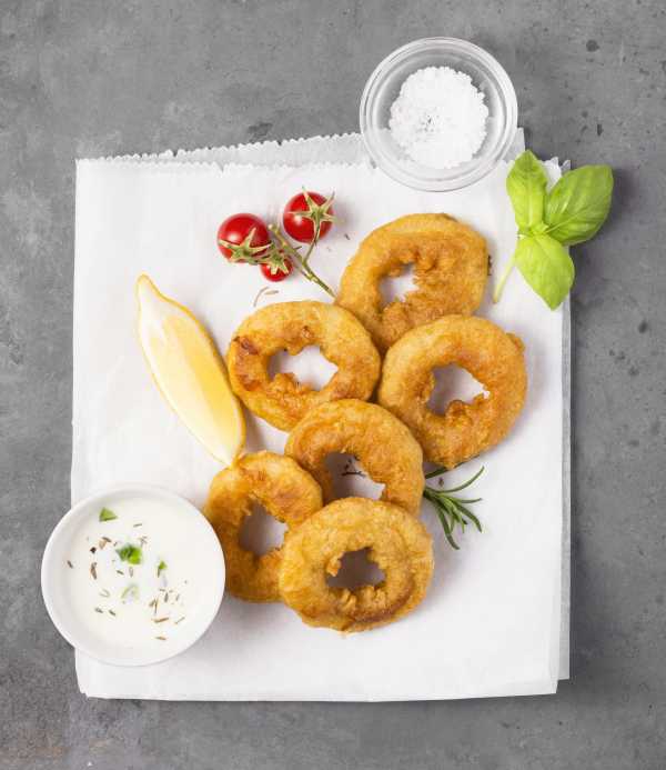 Луковые кольца фри